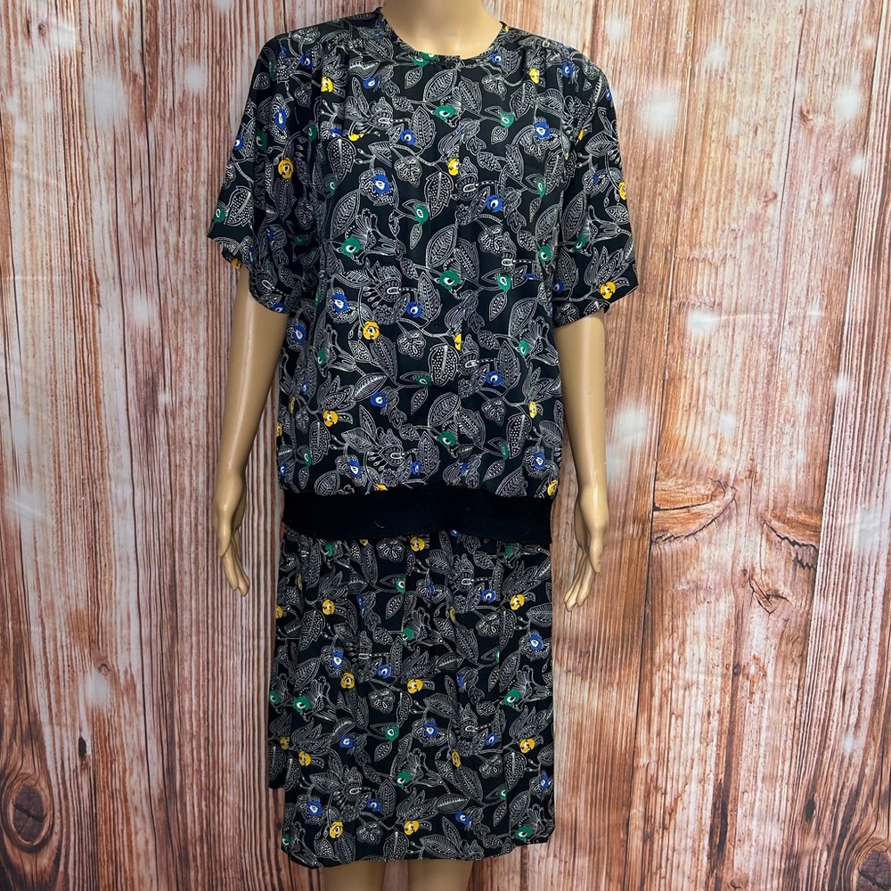Alfred Dunner‎ Vintage Plus Size Floral Skirt Set
